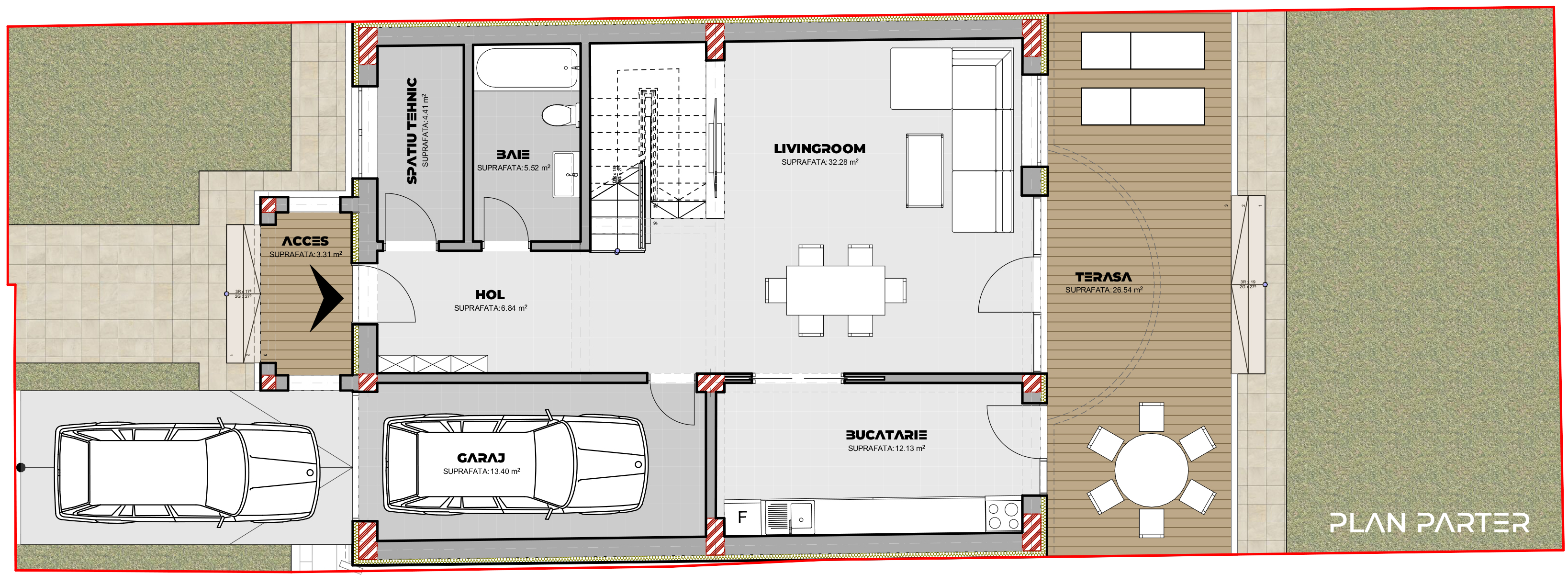 proiect casa clasica S+P+1E EF Architecture