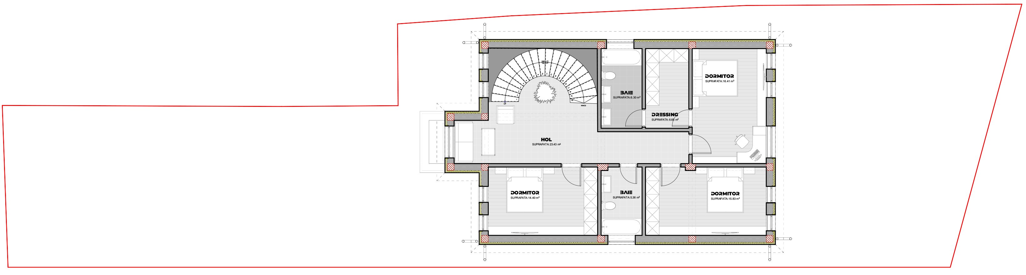 proiect casa clasica S+P+1E EF Architecture