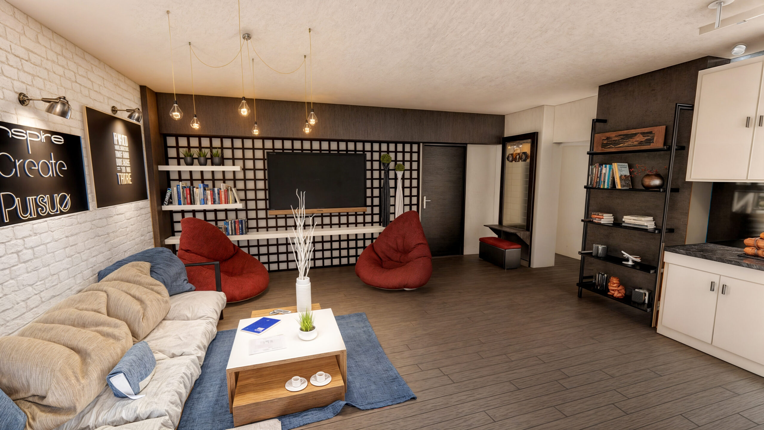 proiect apartament două camere EF Architecture