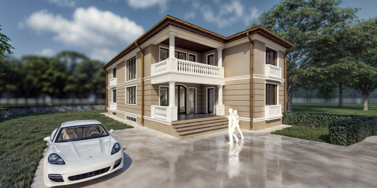 proiect casă clasică P+1E EF Architecture