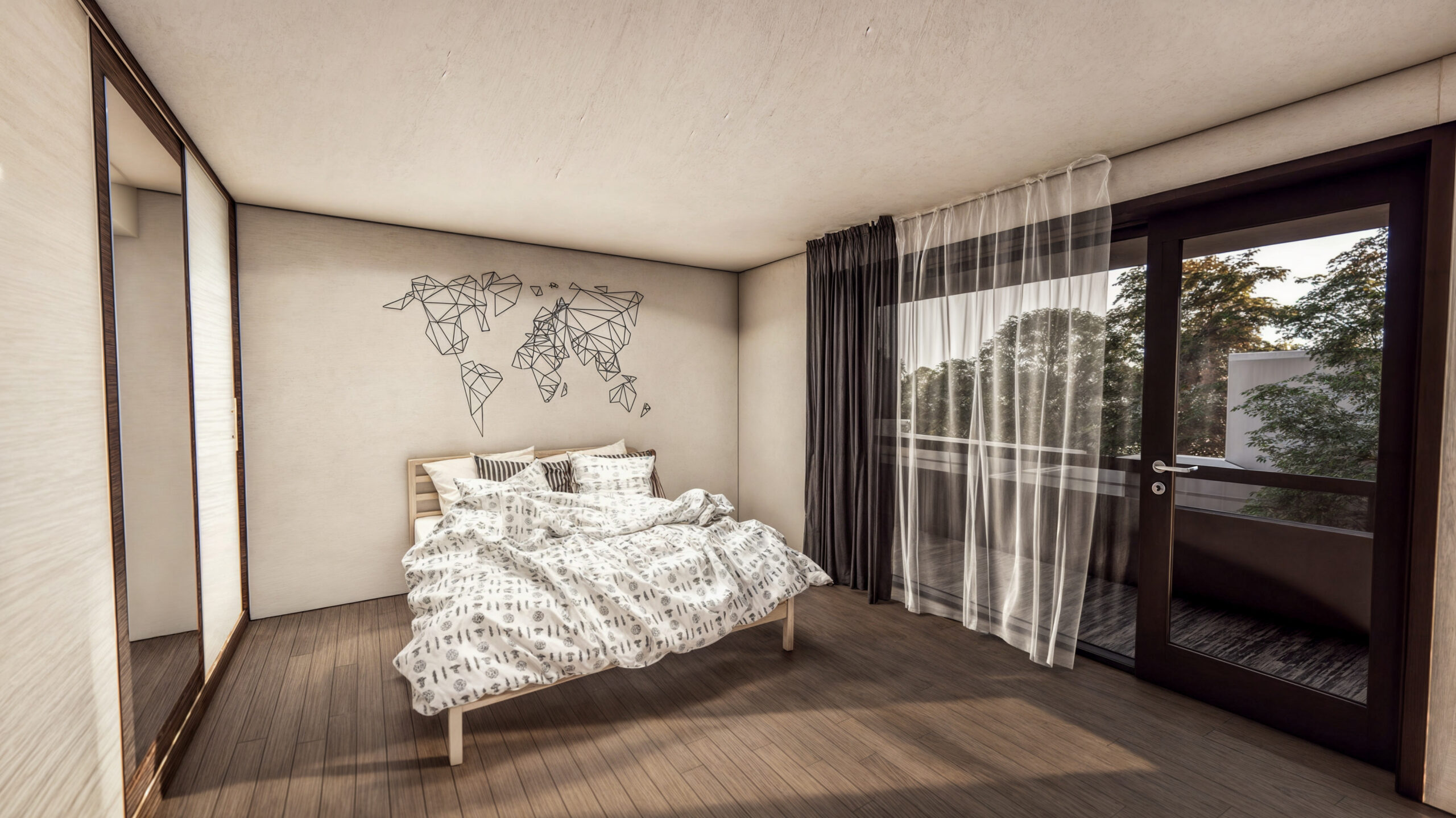 proiect casă modernă S+P+2E EF Architecture