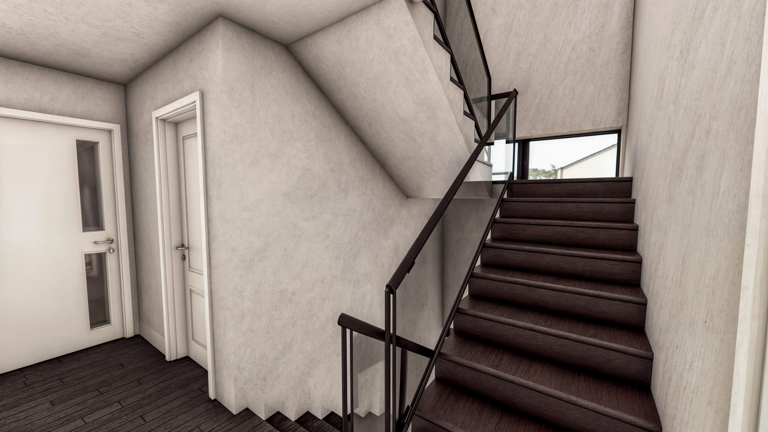 proiect casă modernă S+P+2E EF Architecture