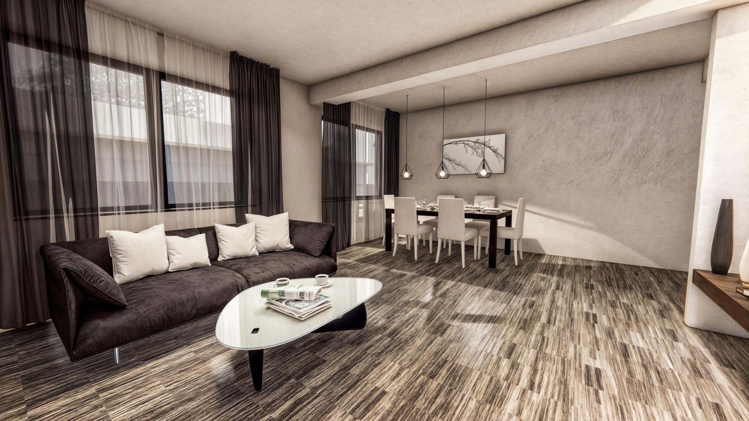 proiect casă modernă S+P+2E EF Architecture