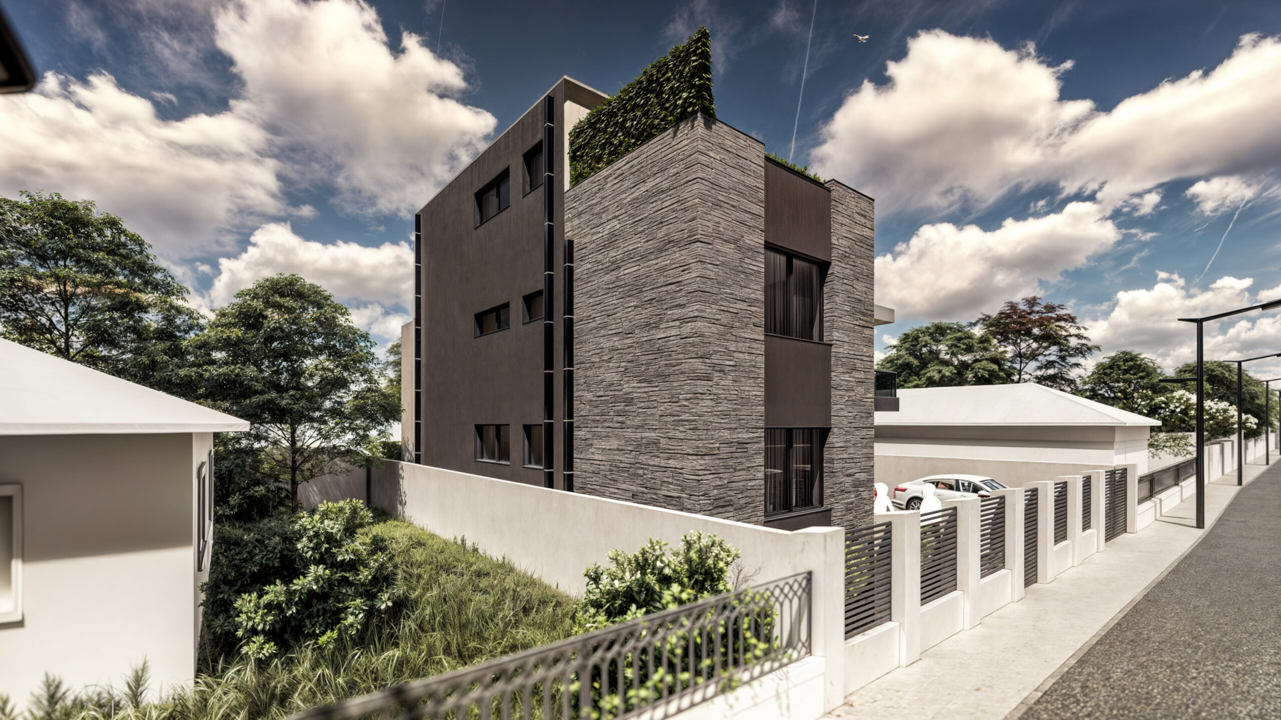 proiect casă modernă S+P+2E EF Architecture