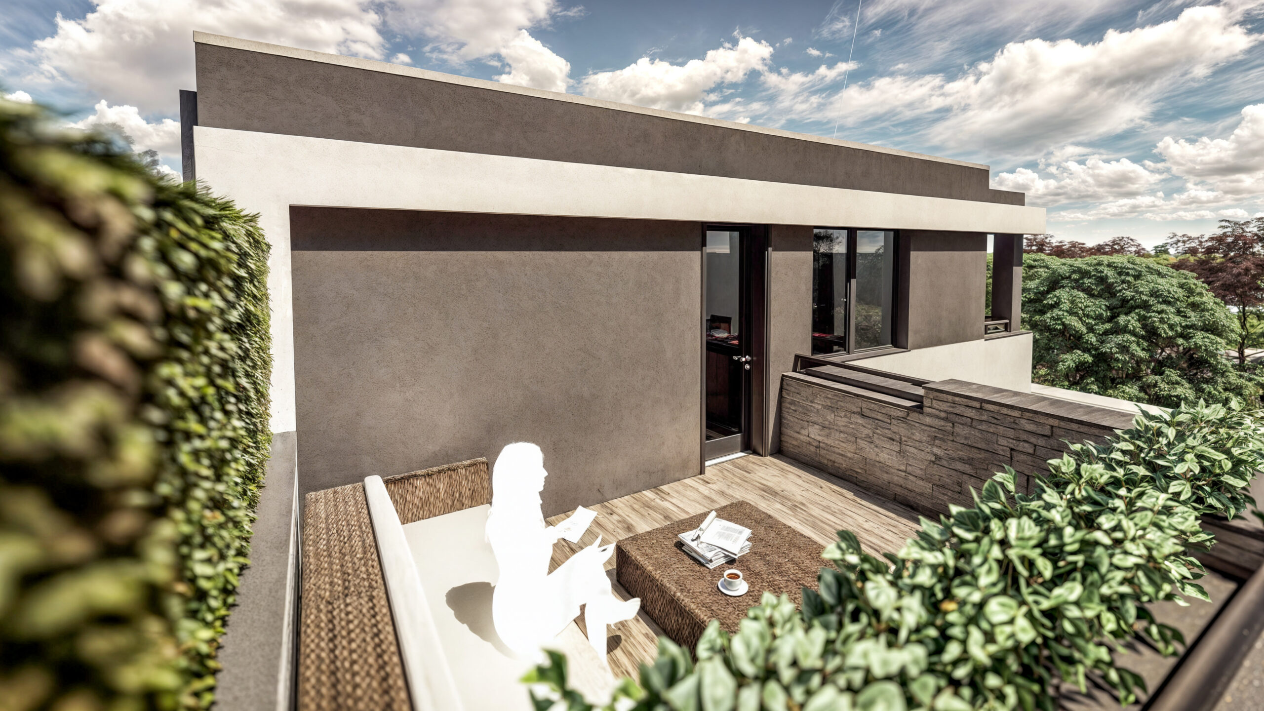 proiect casă modernă S+P+2E EF Architecture
