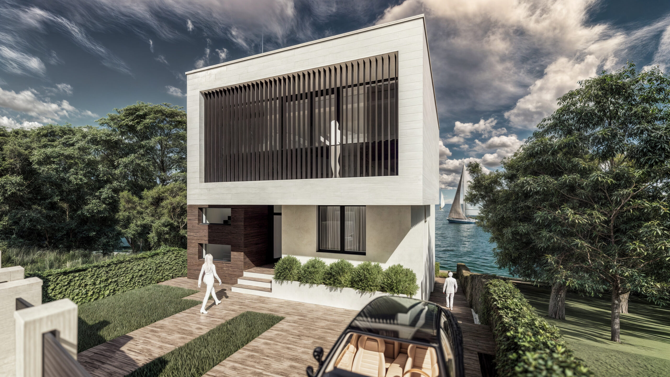 proiect casă modernă S+P+1E EF Architecture