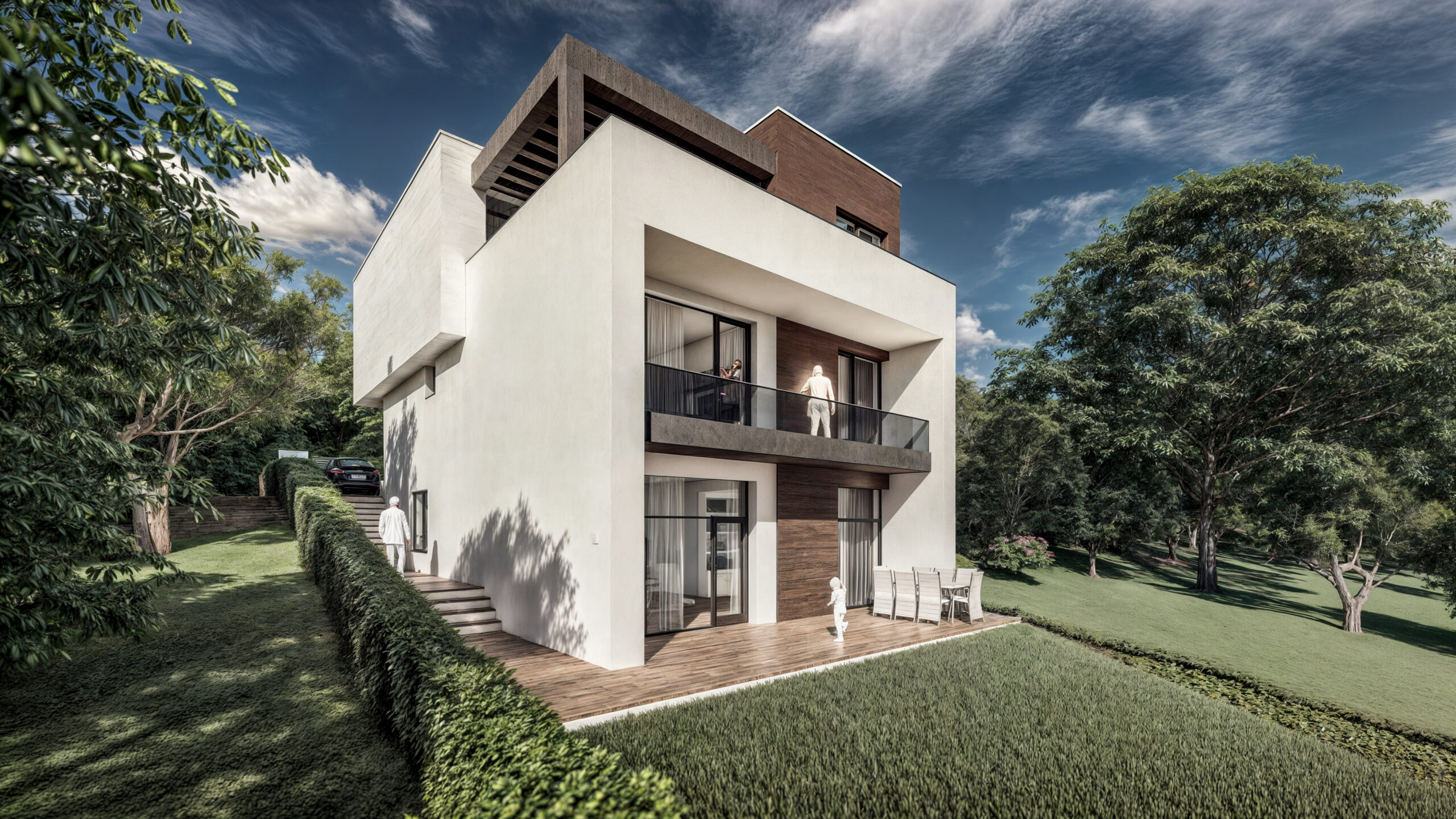proiect casă modernă S+P+1E EF Architecture