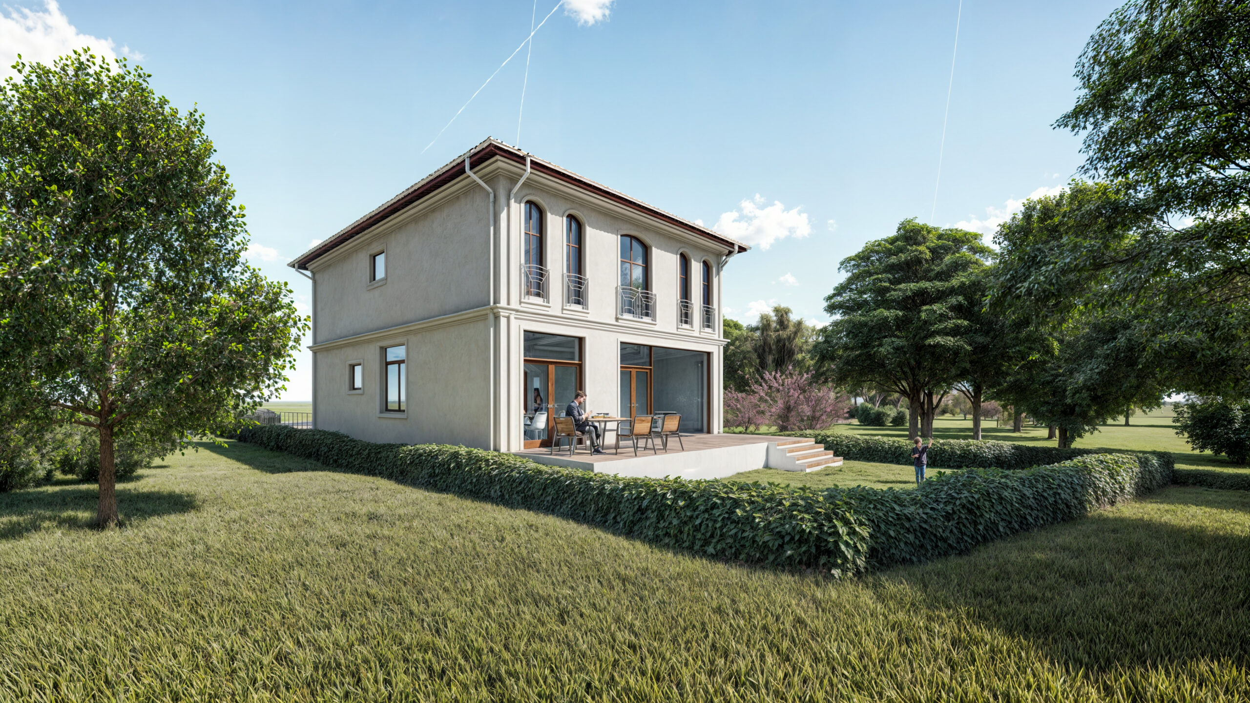 proiect casa clasica S+P+1E EF Architecture