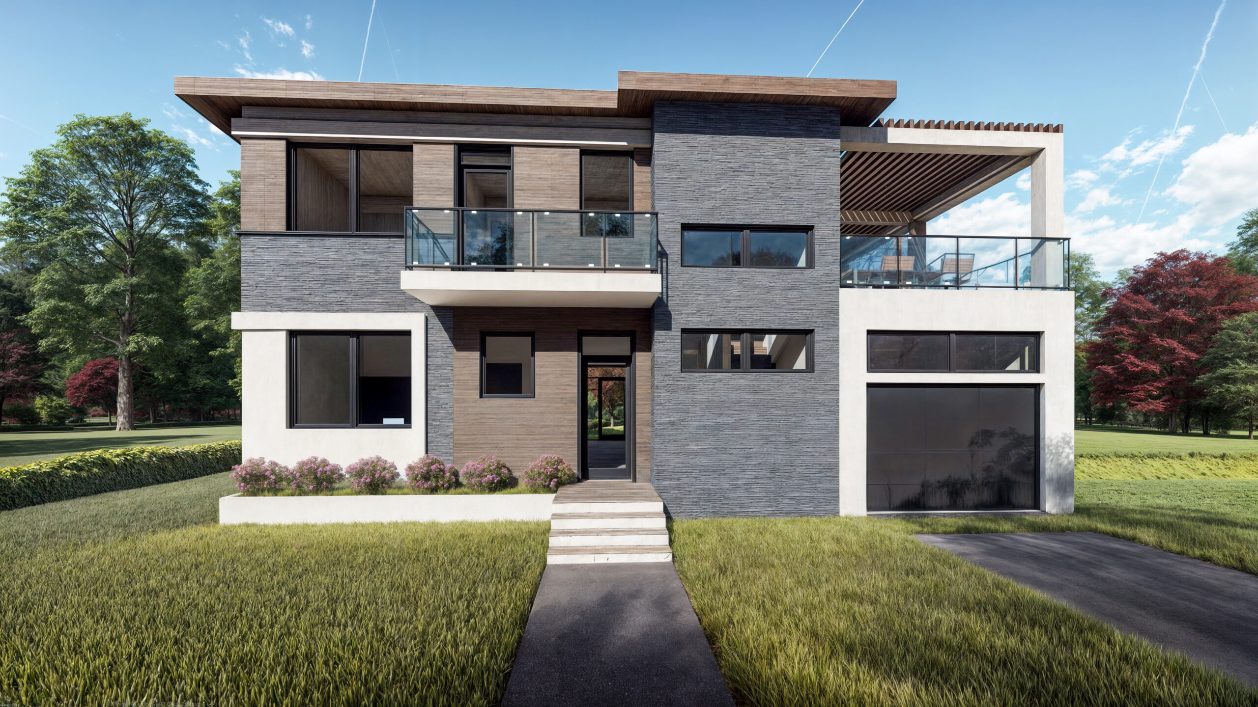 proiect casă modernă P+1E EF Architecture