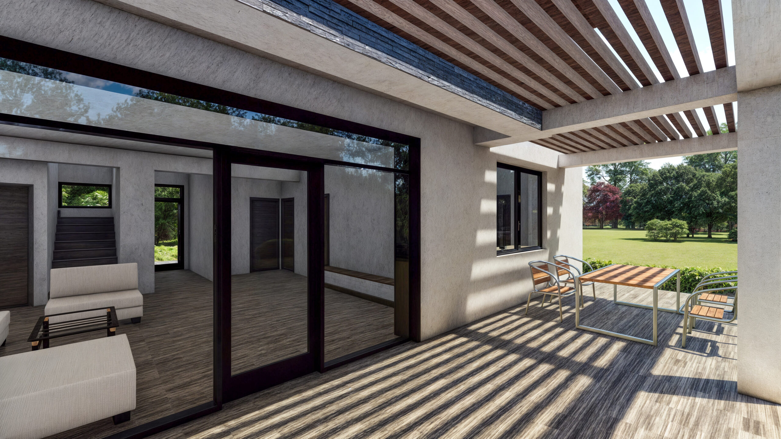 proiect casă modernă P+1E EF Architecture