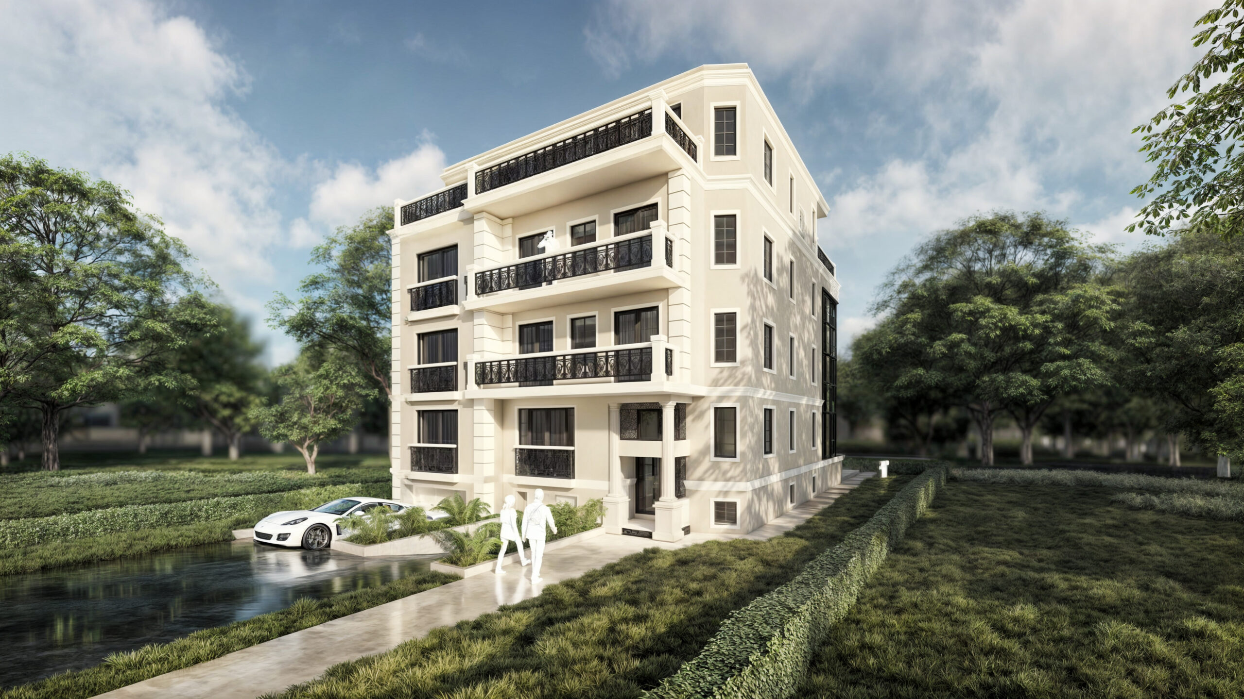proiect casă clasică D+P+1E EF Architecture