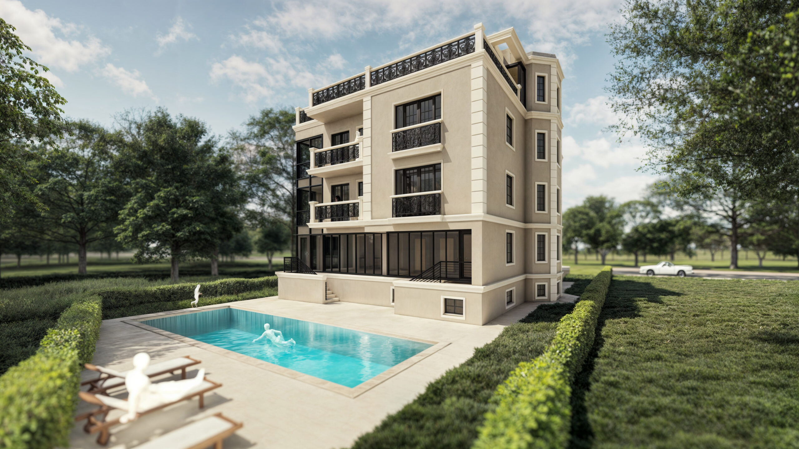proiect casă clasică D+P+1E EF Architecture