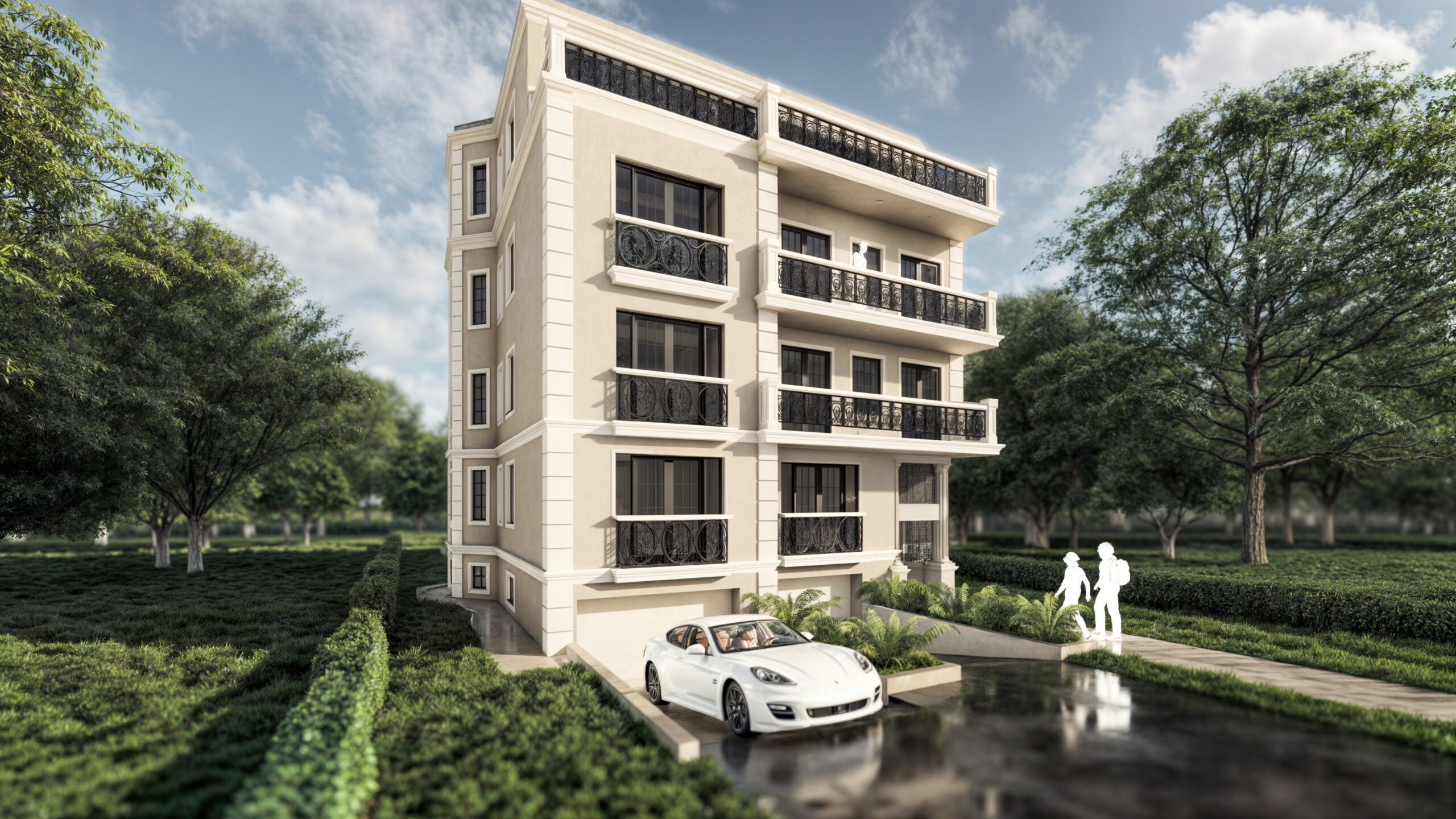proiect casă clasică D+P+1E EF Architecture