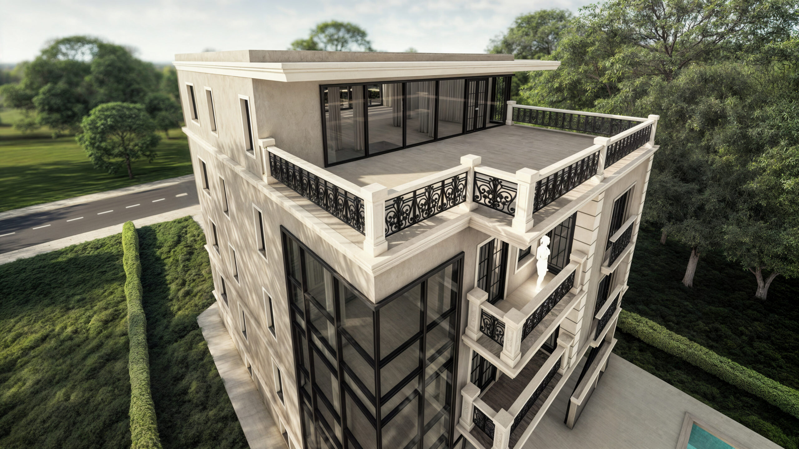 proiect casă clasică D+P+1E EF Architecture