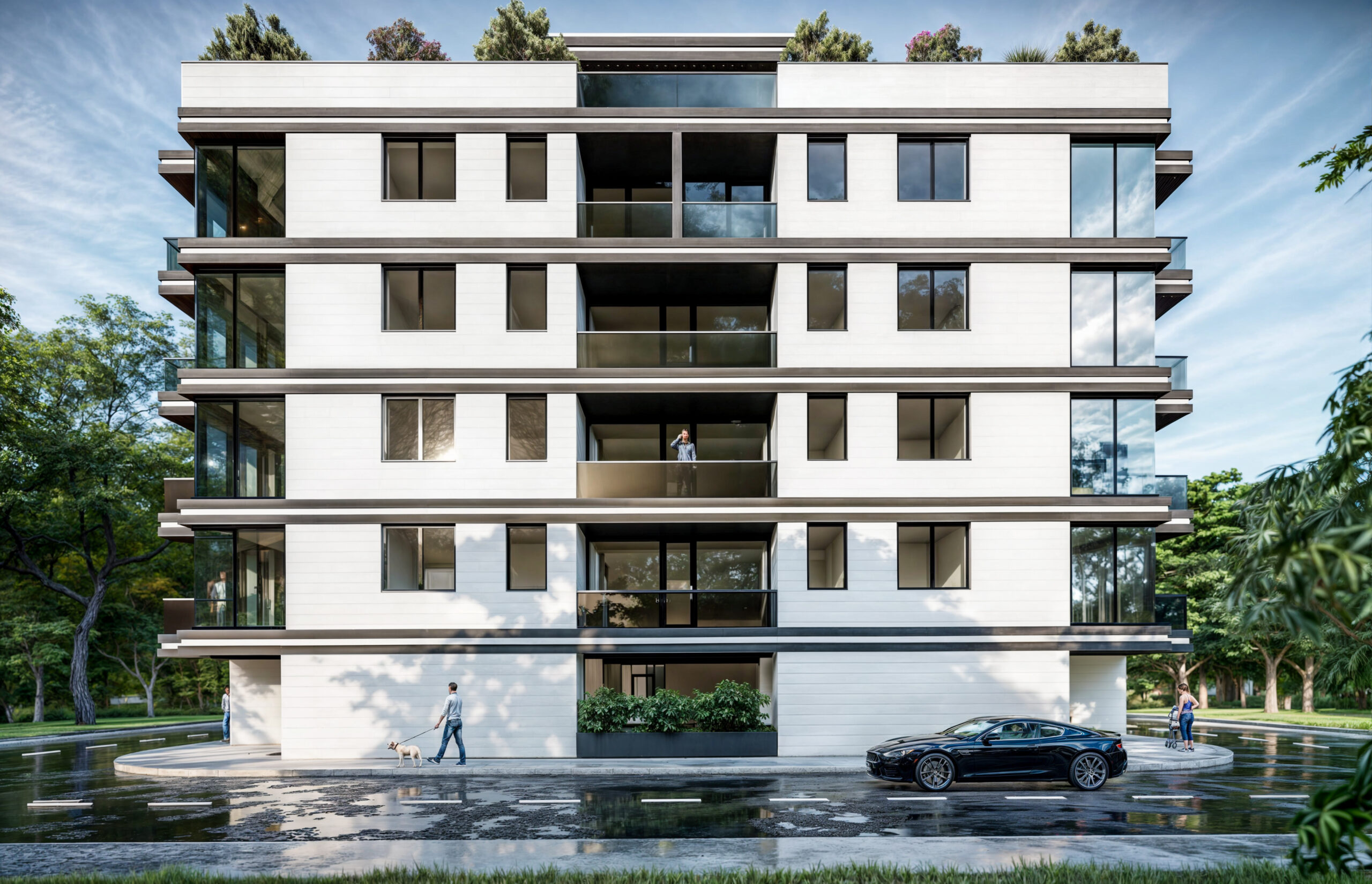 bloc P+4E modern EF Architecture