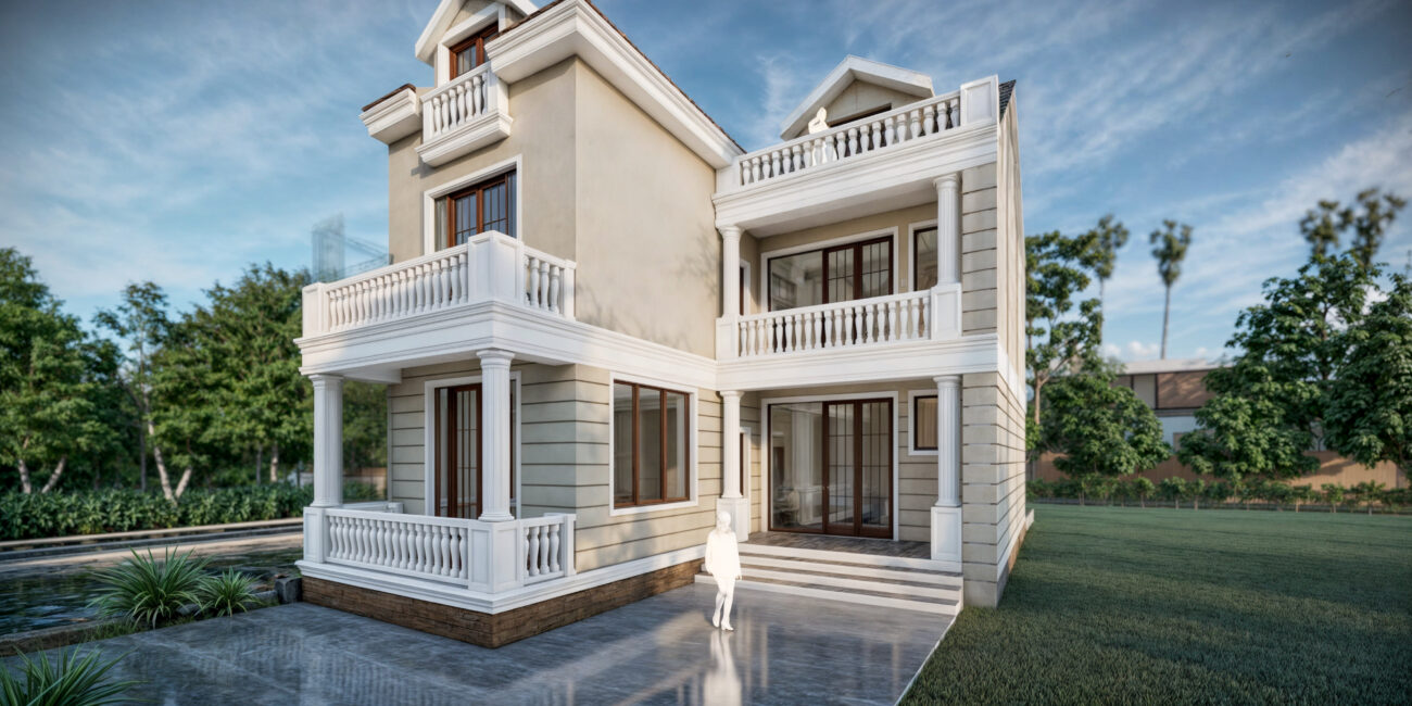 proiect casă clasică P+1E+M EF Architecture