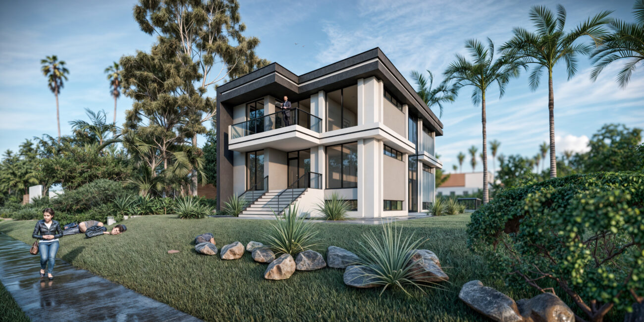 proiect casă modernă D+P+1E EF Architecture