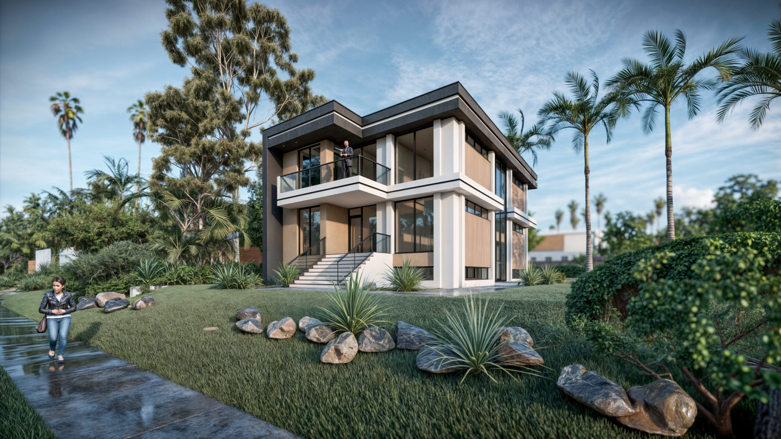 proiect casă modernă D+P+1E EF Architecture