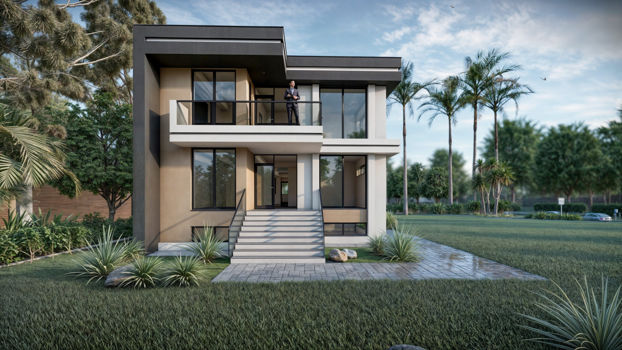 proiect casă modernă D+P+1E EF Architecture