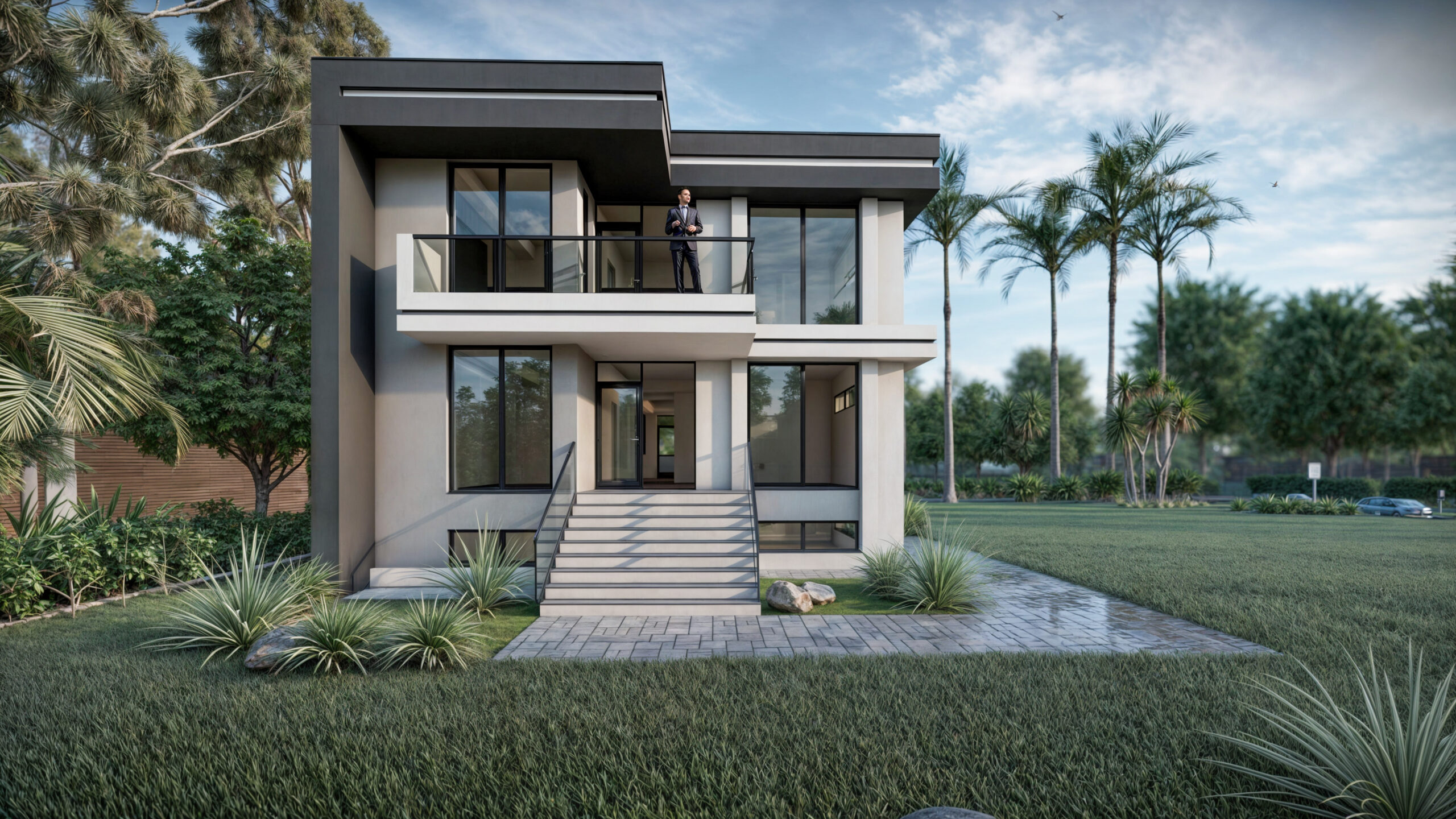 proiect casă modernă D+P+1E EF Architecture