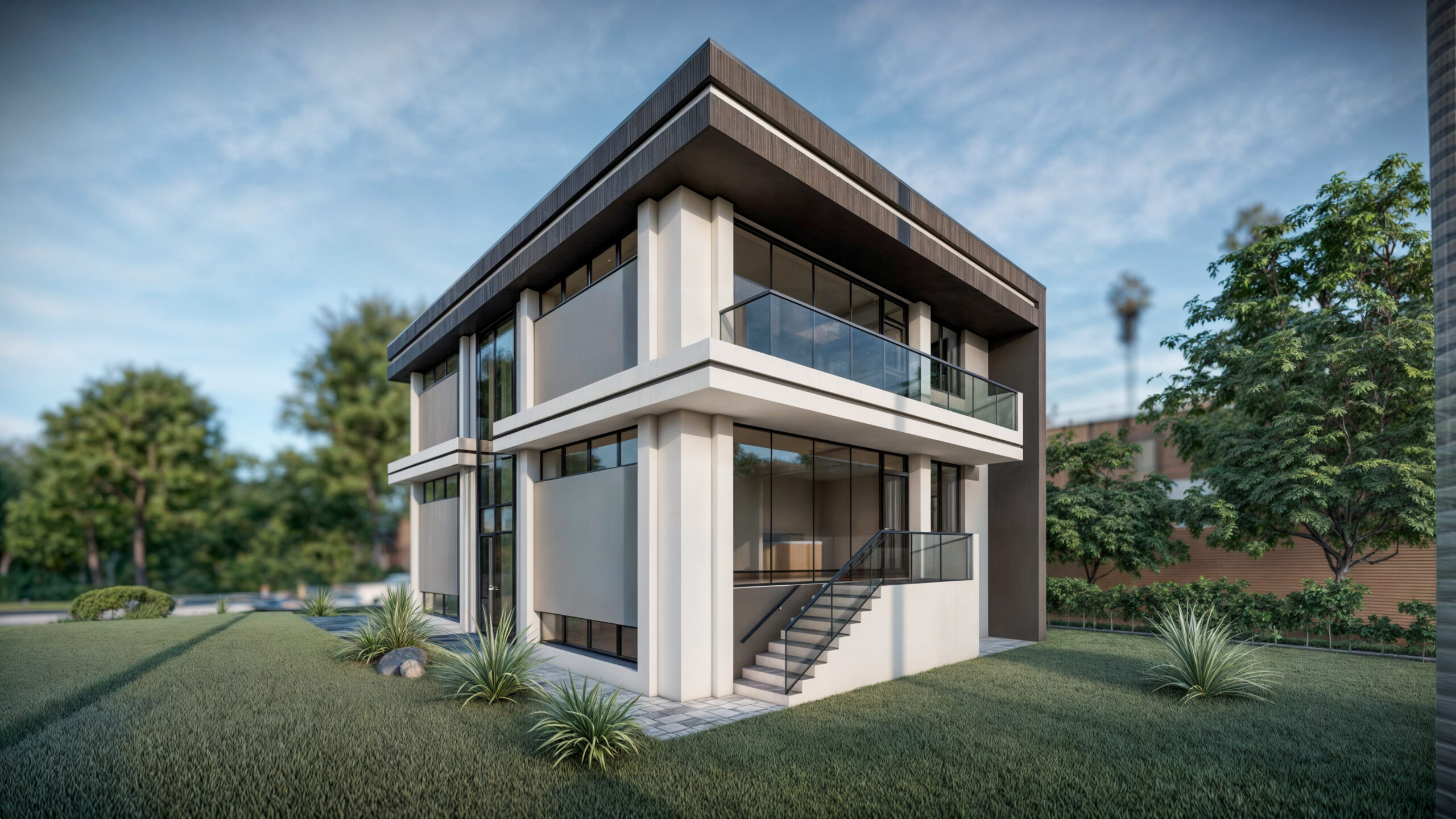 proiect casă modernă D+P+1E EF Architecture