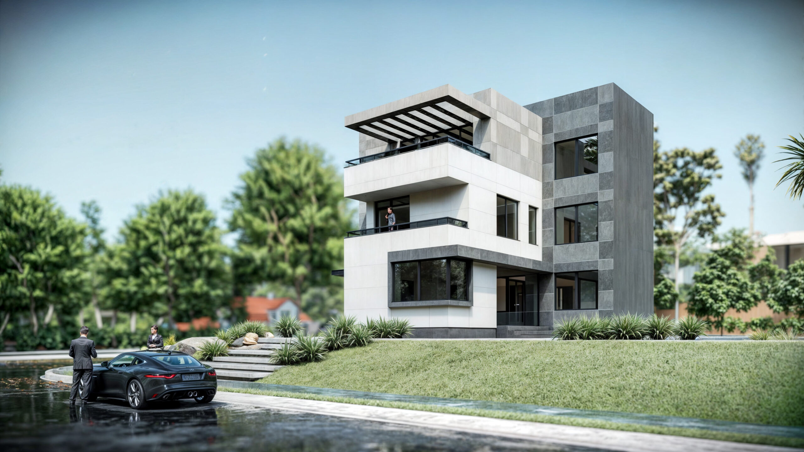 casă modernă S+P+1-2E EF16 EF Architecture