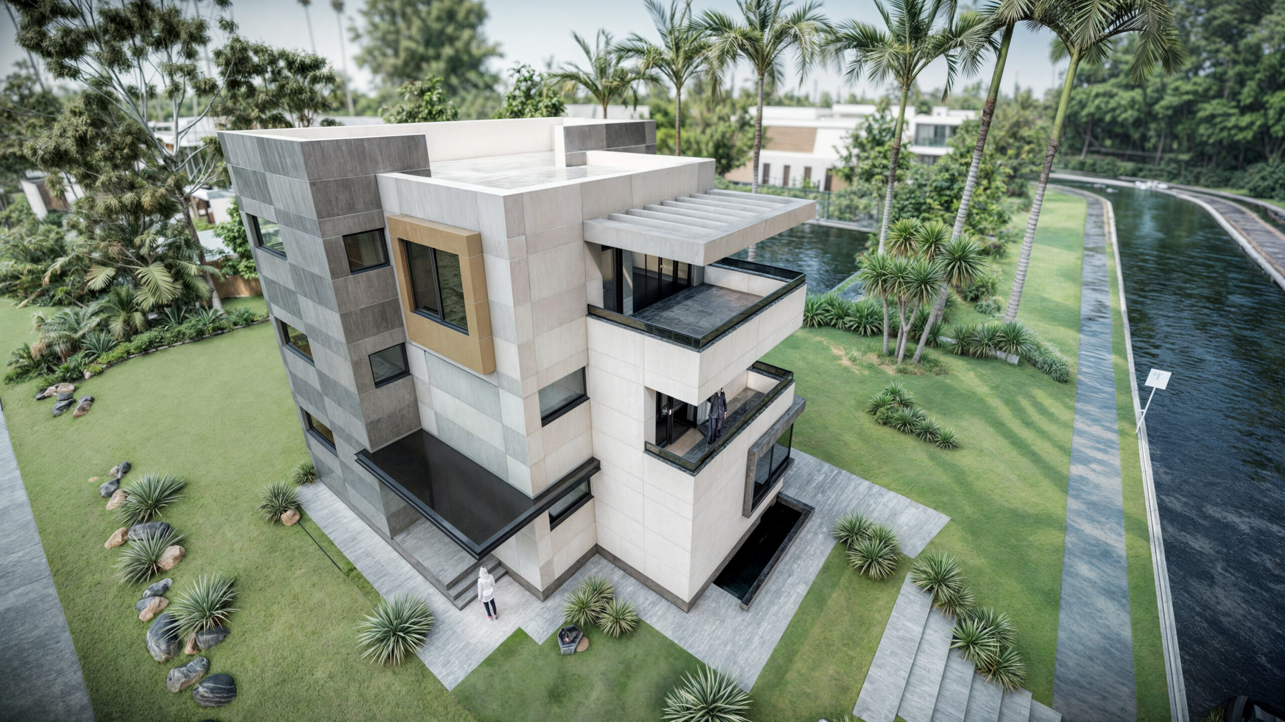 casă modernă S+P+1-2E EF16 EF Architecture