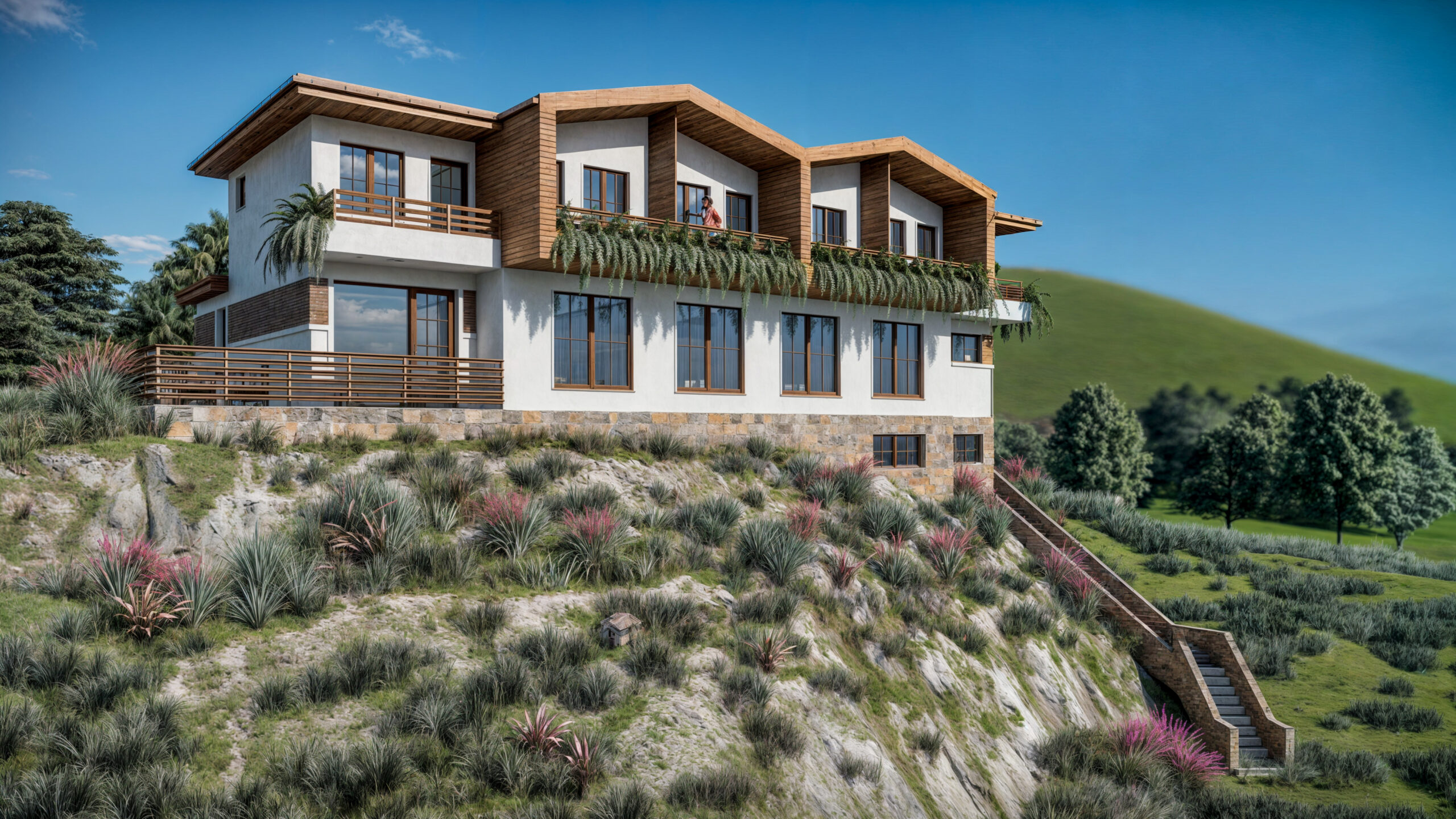 proiect pensiune agroturistică D+P+M EF Architecture