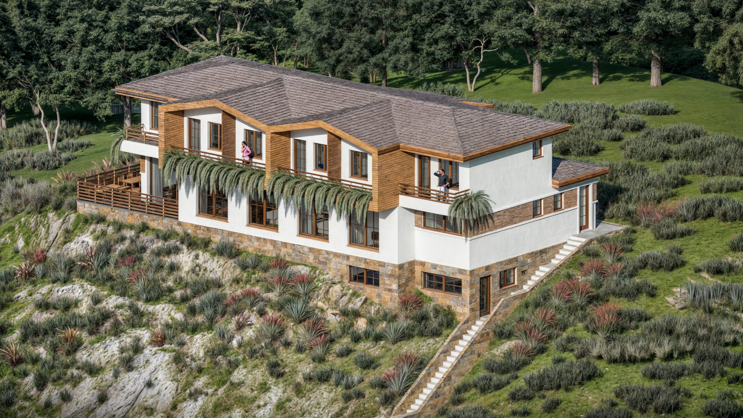 proiect pensiune agroturistică D+P+M EF Architecture