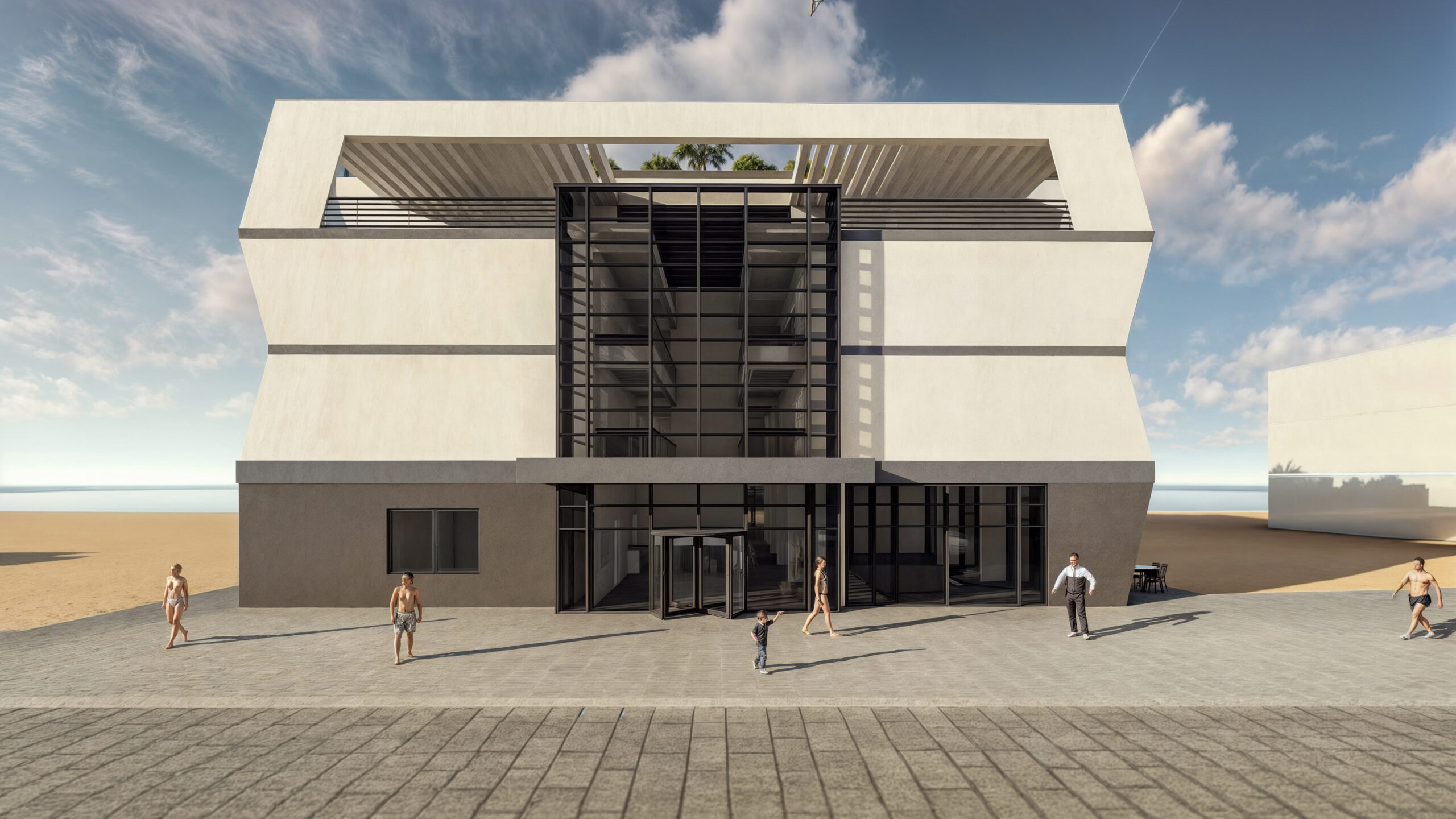 proiect hotel P+2+3E EF Architecture