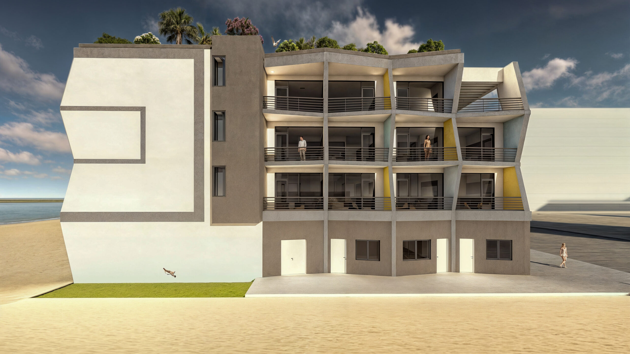 proiect hotel P+2+3E EF Architecture
