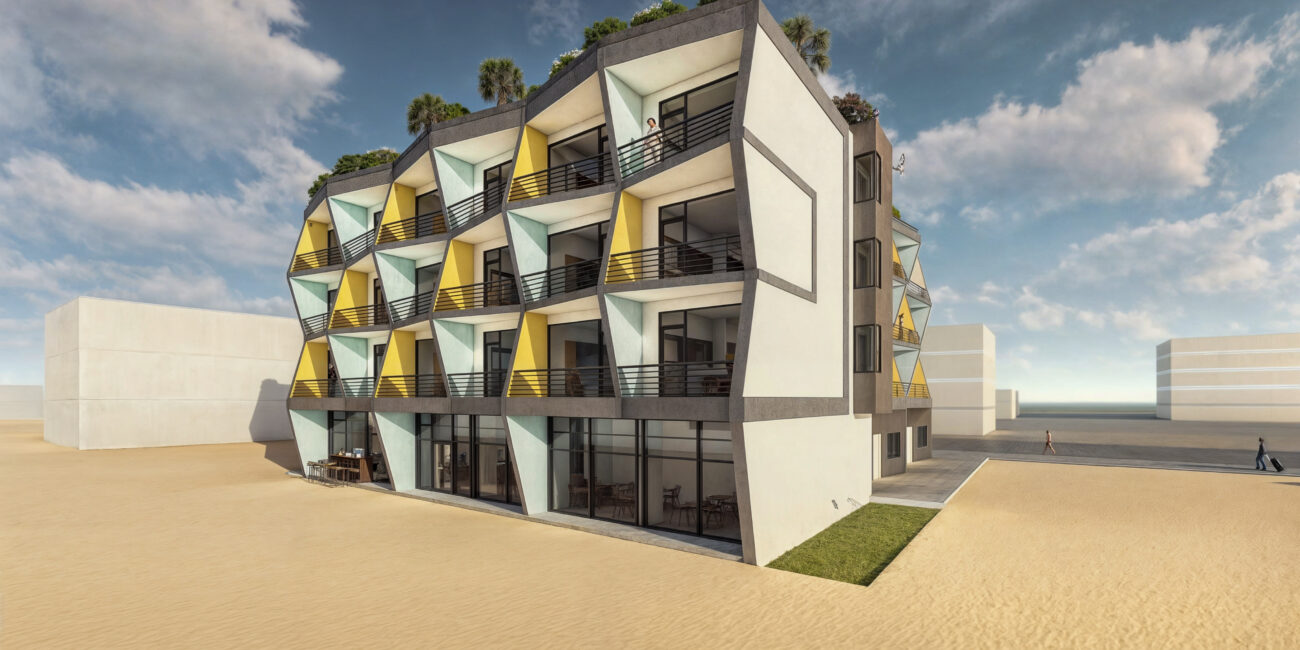 proiect hotel P+2+3E EF Architecture