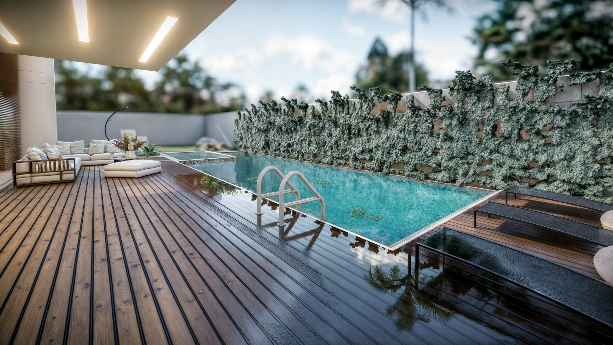 proiect casă modernă cu piscină EF Architecture