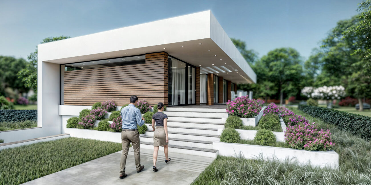 proiect casă modernă D+P EF Architecture