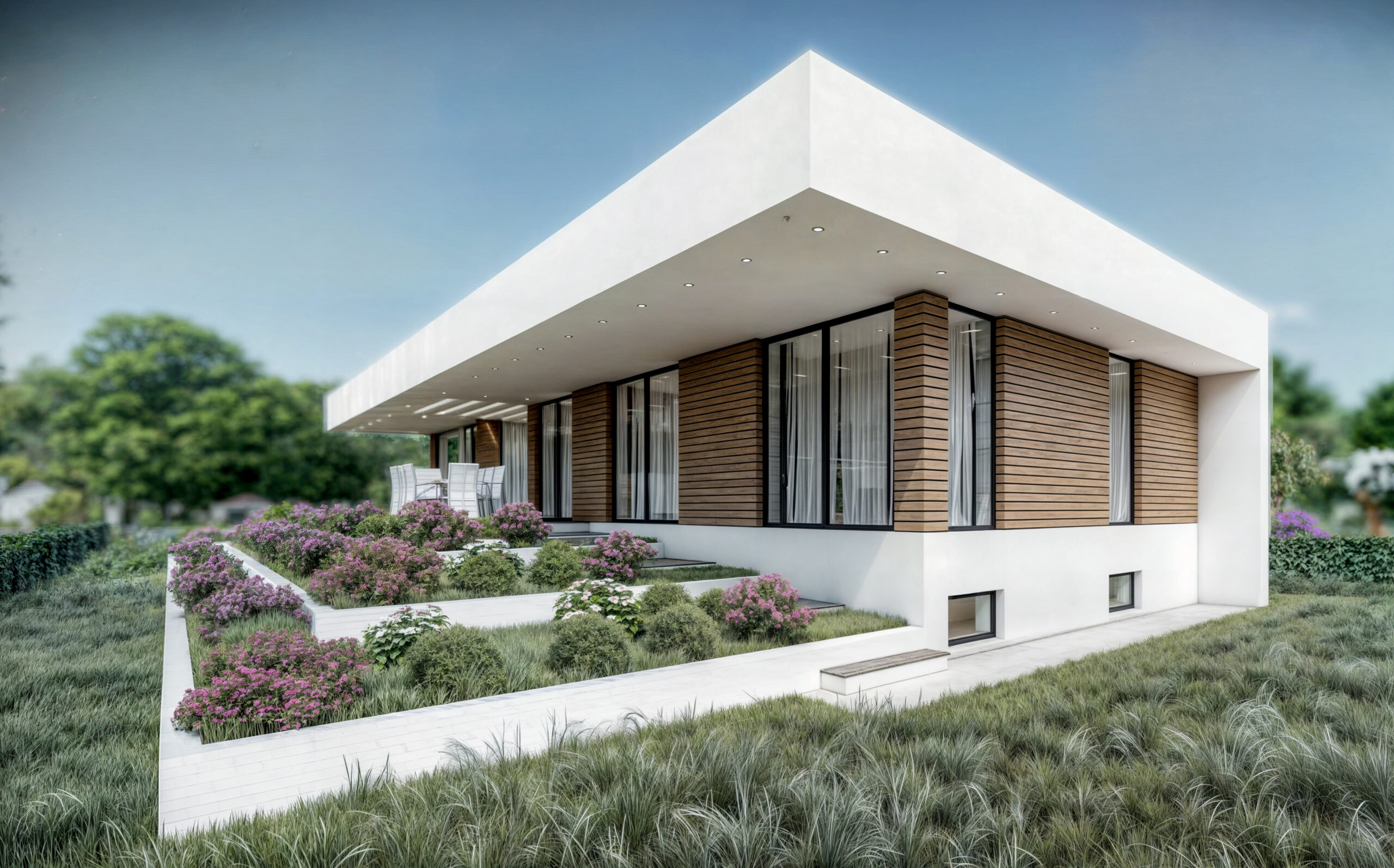 proiect casă modernă D+P EF Architecture