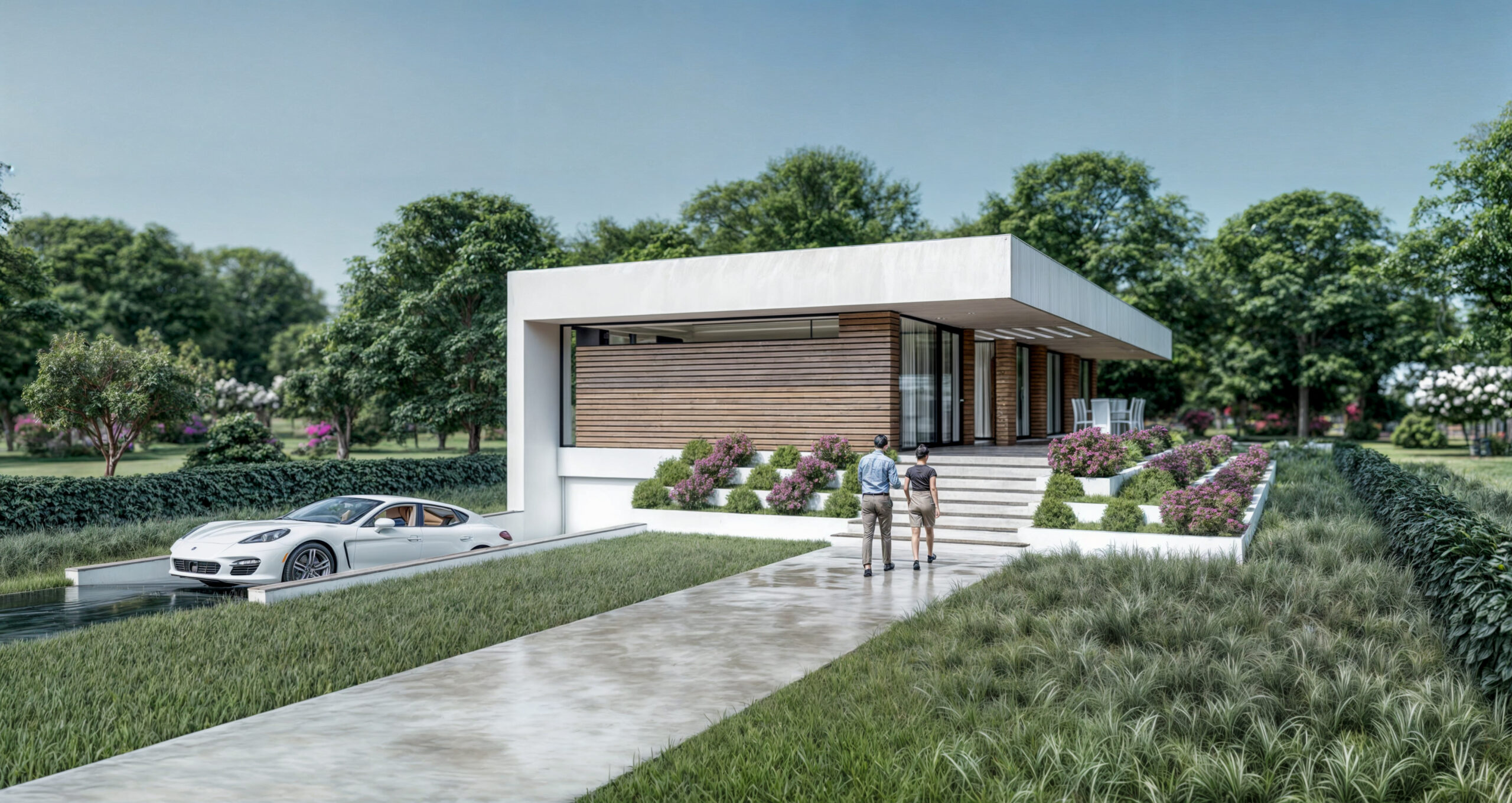 proiect casă modernă D+P EF Architecture