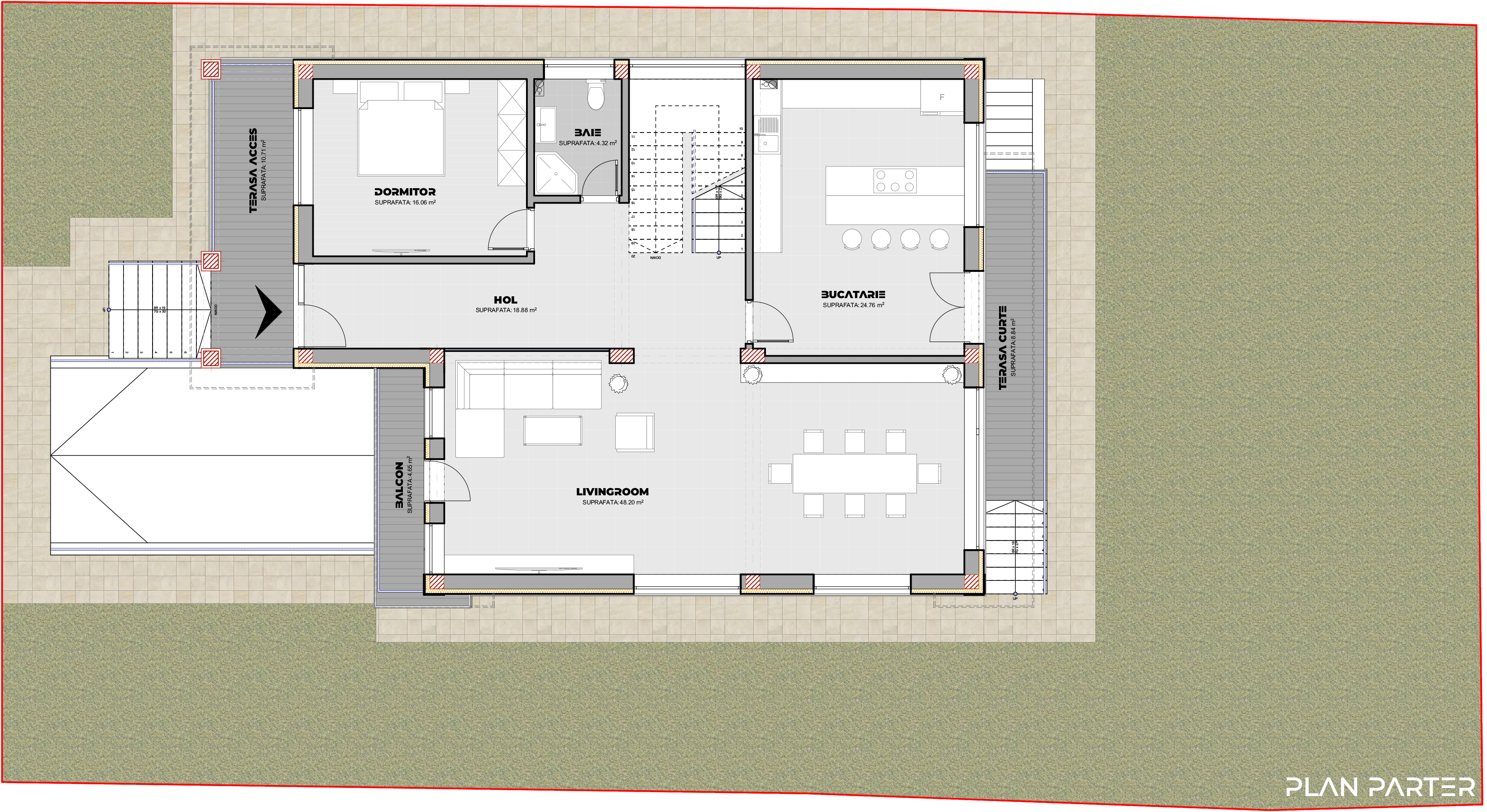 proiect casă S+P+1E EF Architecture